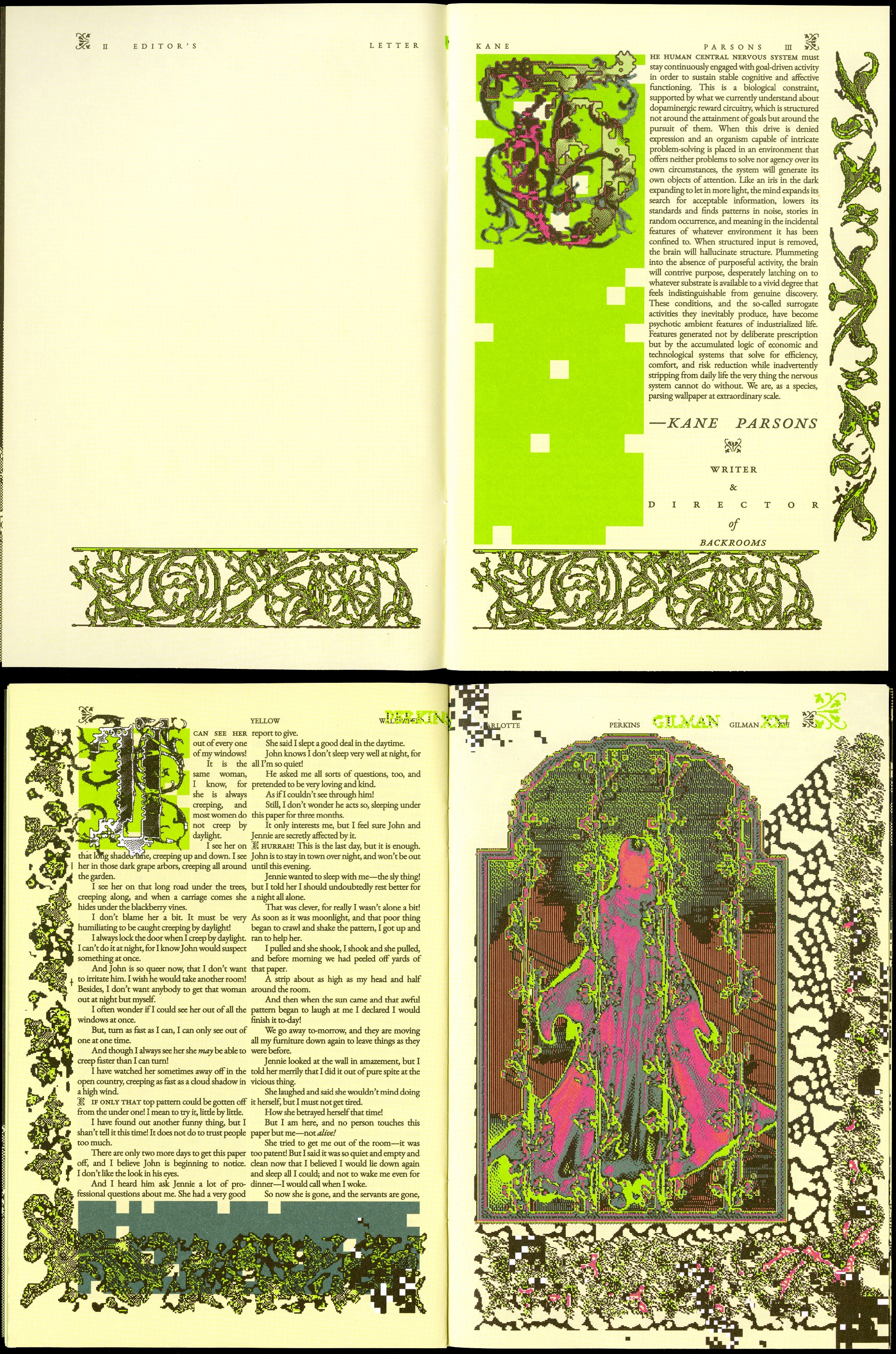 a24, backrooms zine
